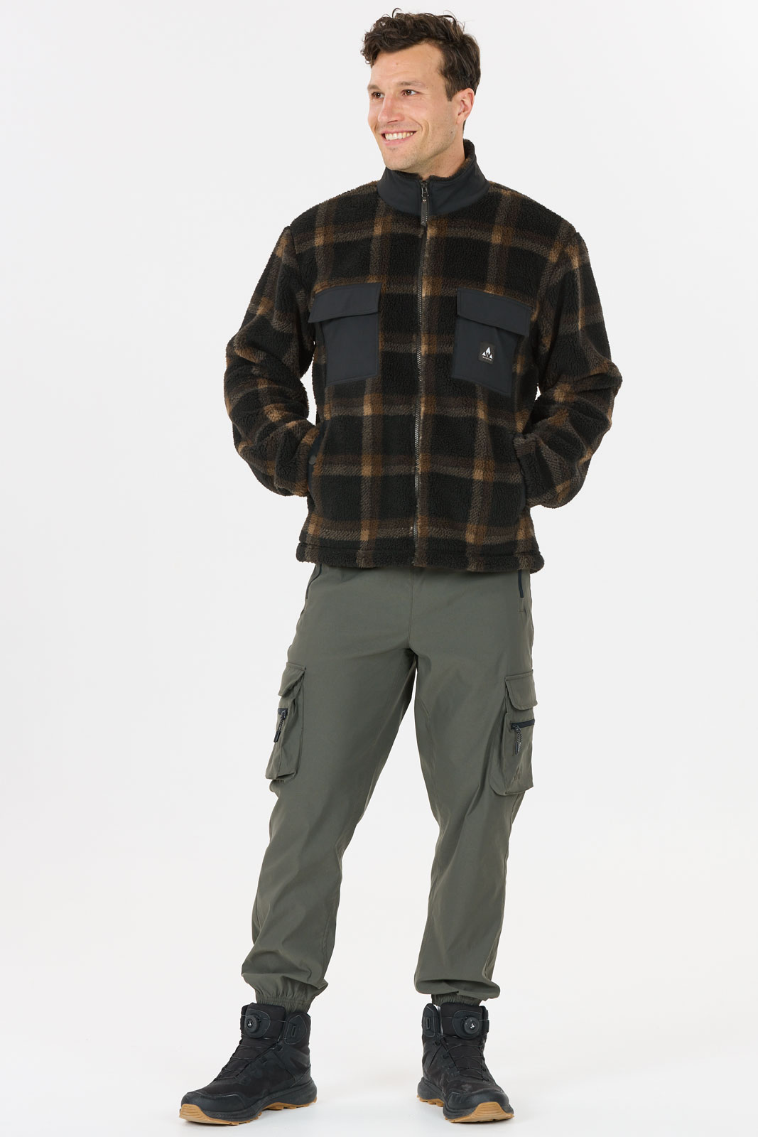 Carrillo M AOP Teddy Fleece Jacket