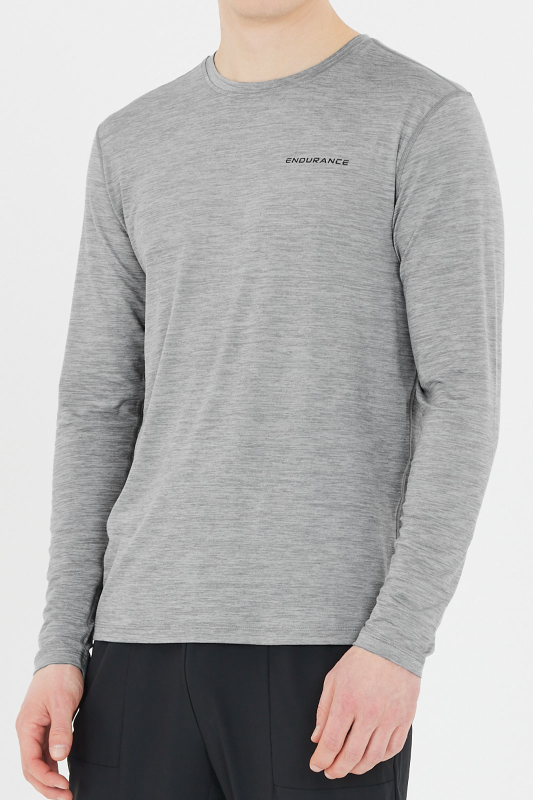 Abdon M Melange L/S Tee