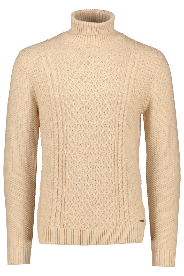 Fiorenzo | Cable Knit Roll Neck