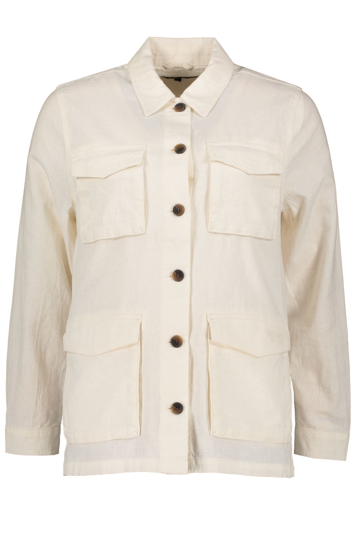 Raven Linen Blend Overshirt