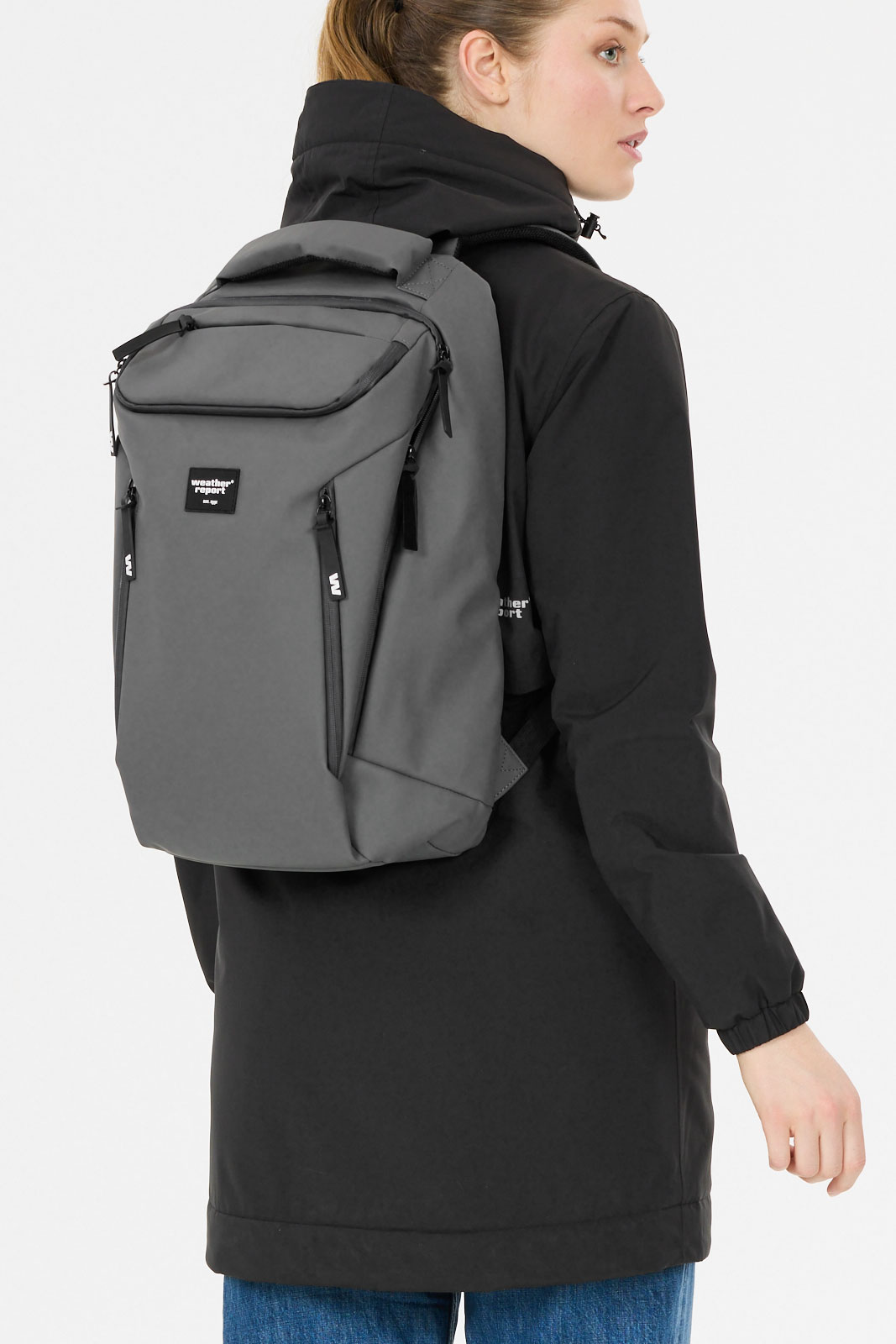 Bronze PU Computer Backpack