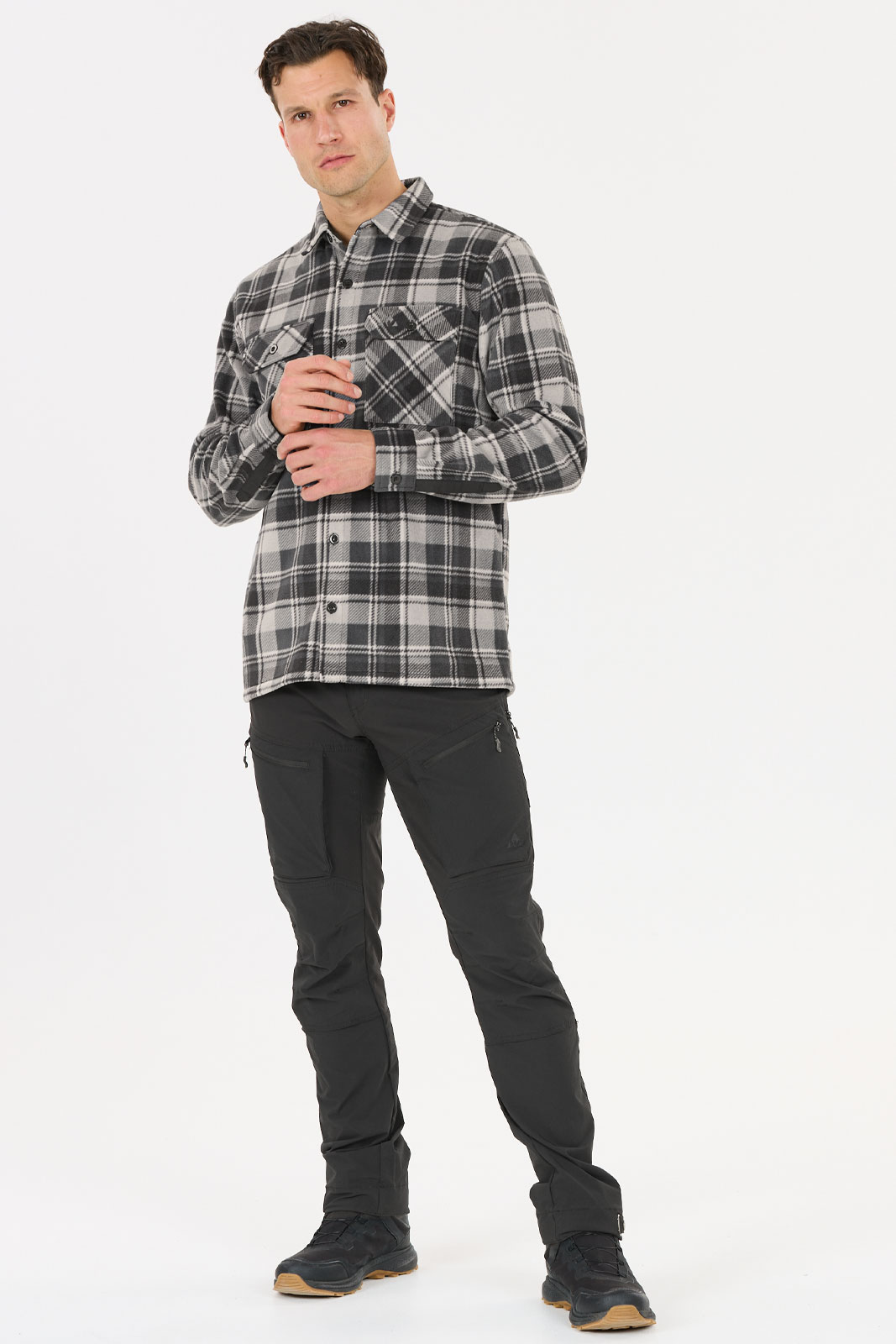 Astrali M Checked Fleece Shirt