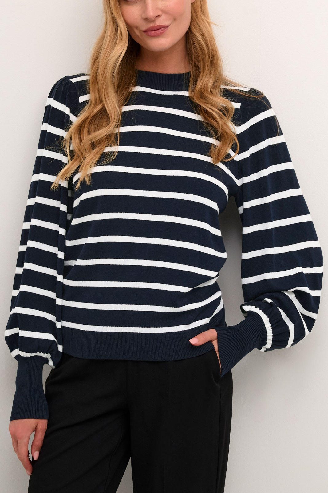 Kalizzy Stripe Knit Pullover
