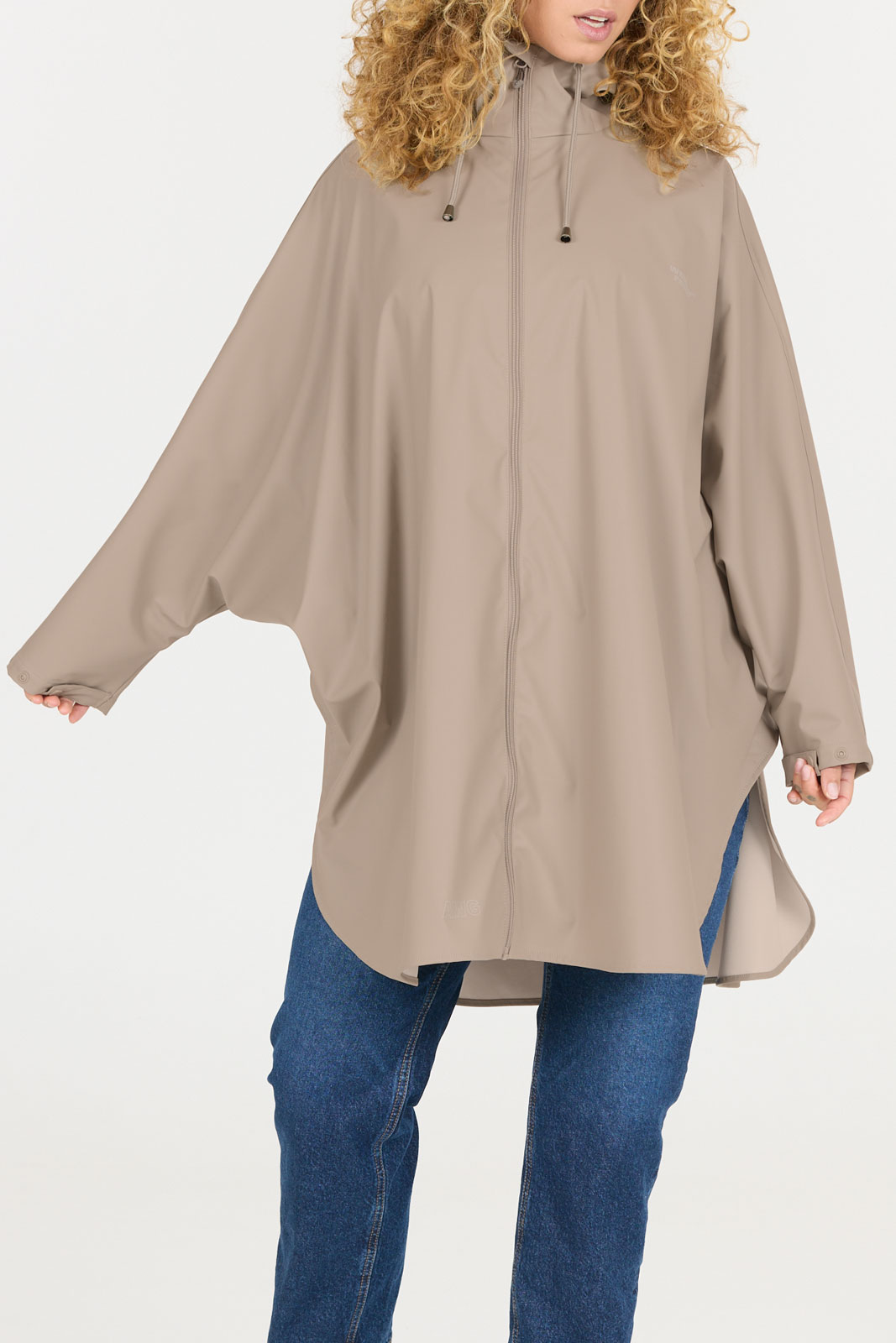 Flame W PU Rain Poncho.