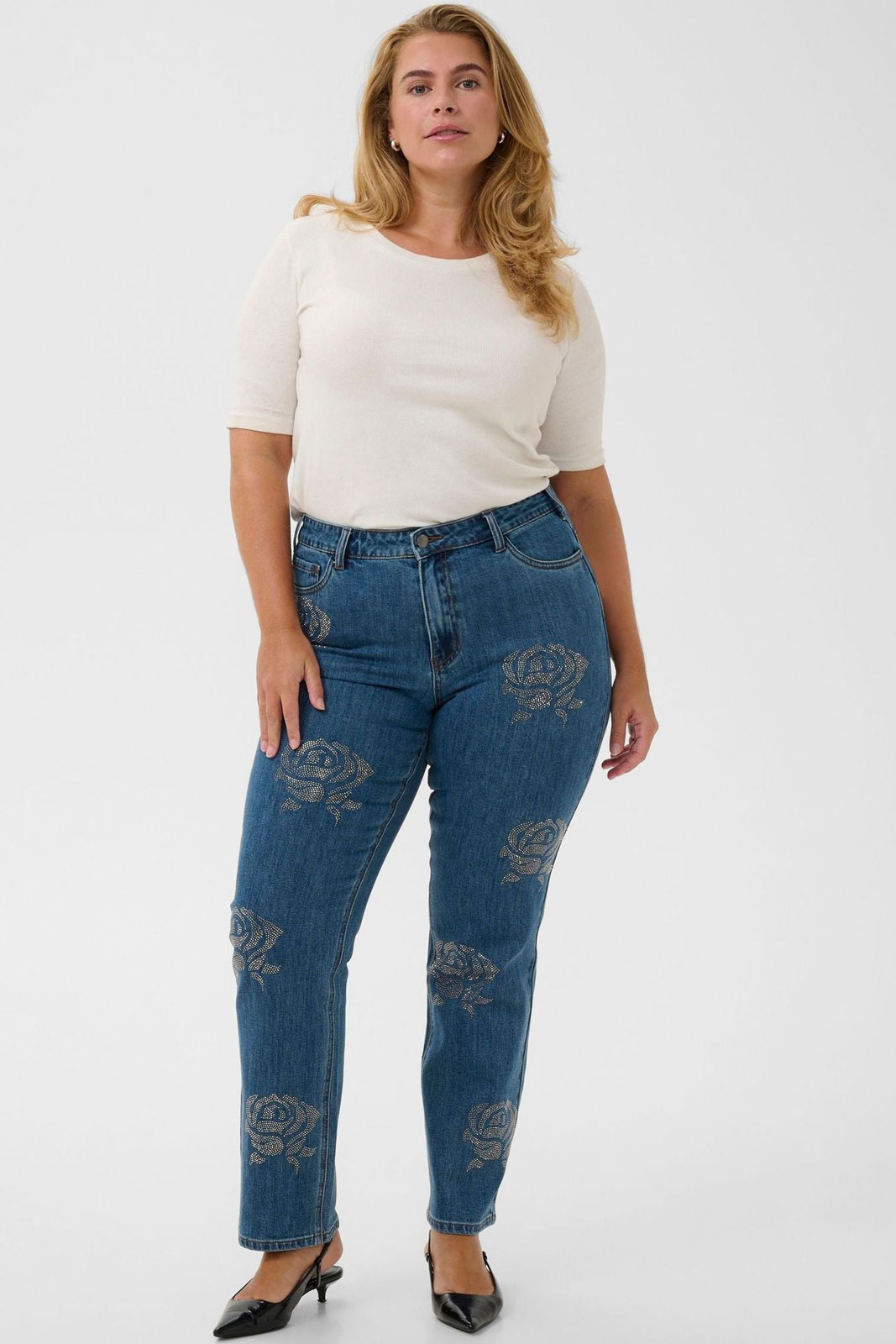 Kcastelia Straight Full Length Jeans