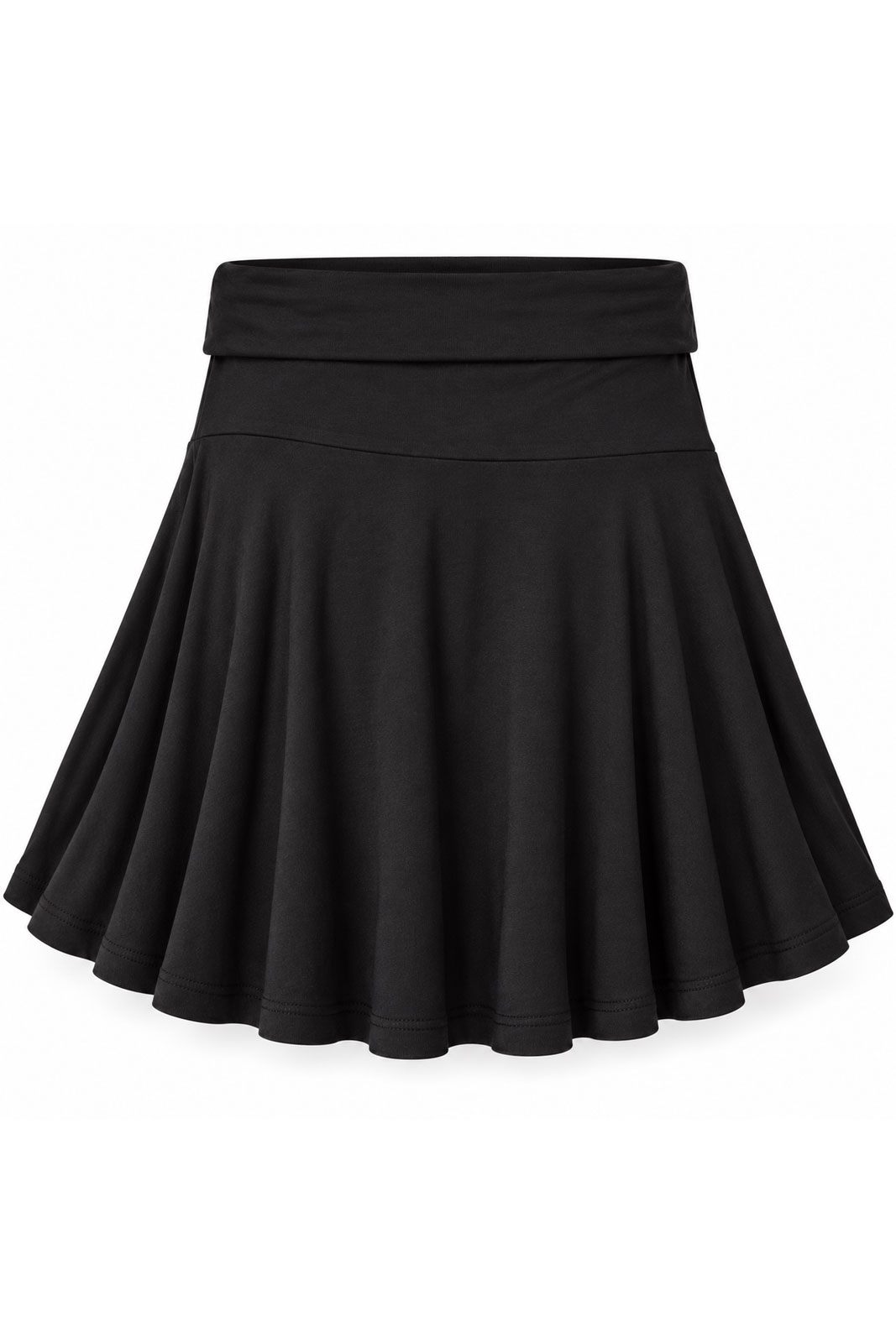 Girls Asymmetric Short Skirt