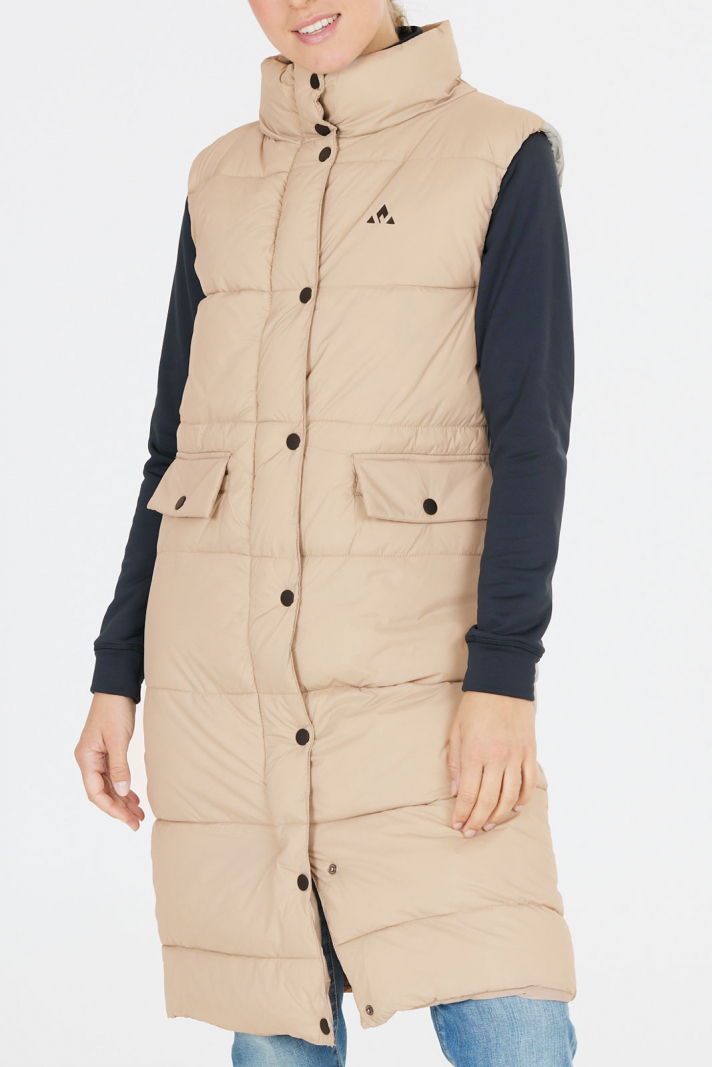 Amaretto W Long Puffer Vest