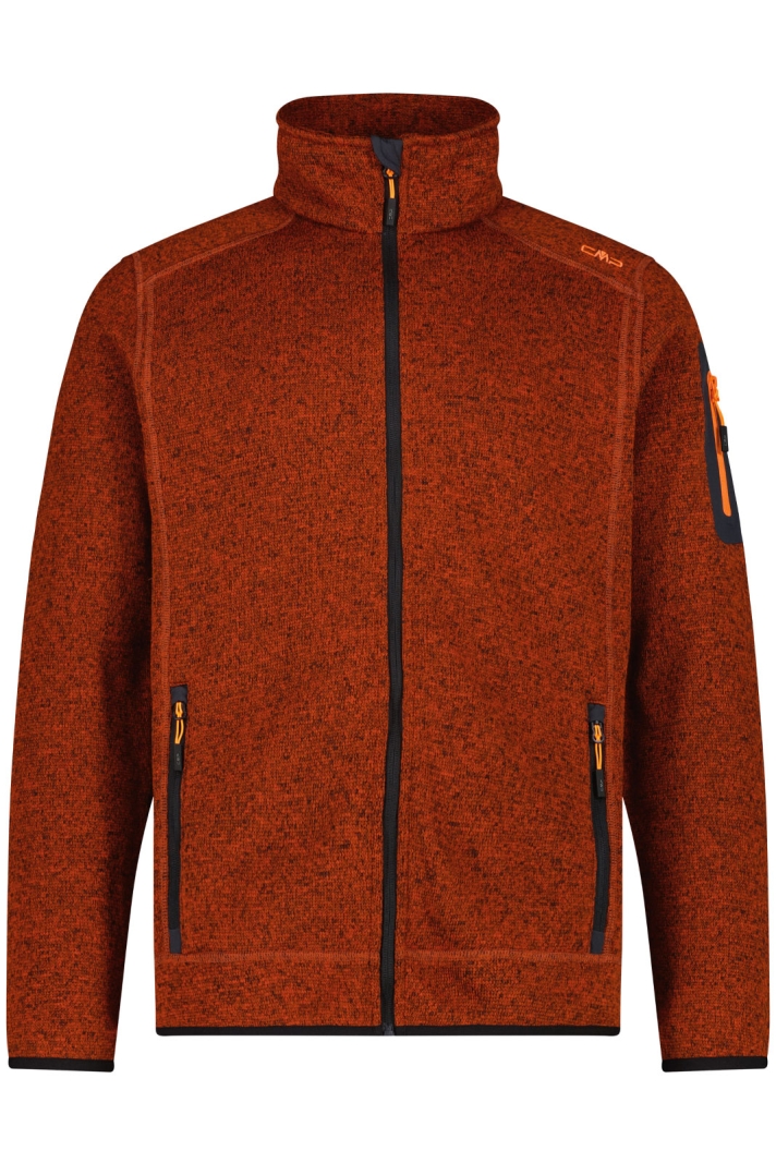 Man Knit Fleece Jacket.