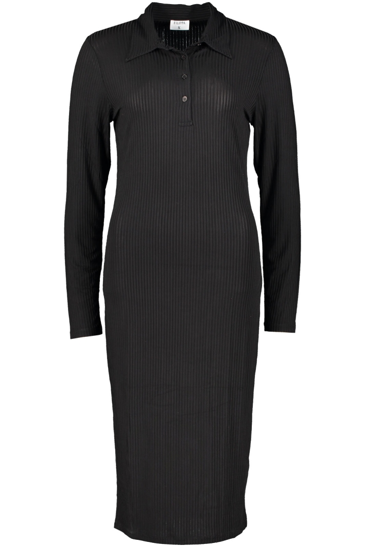 Jersey Rib Polo Dress