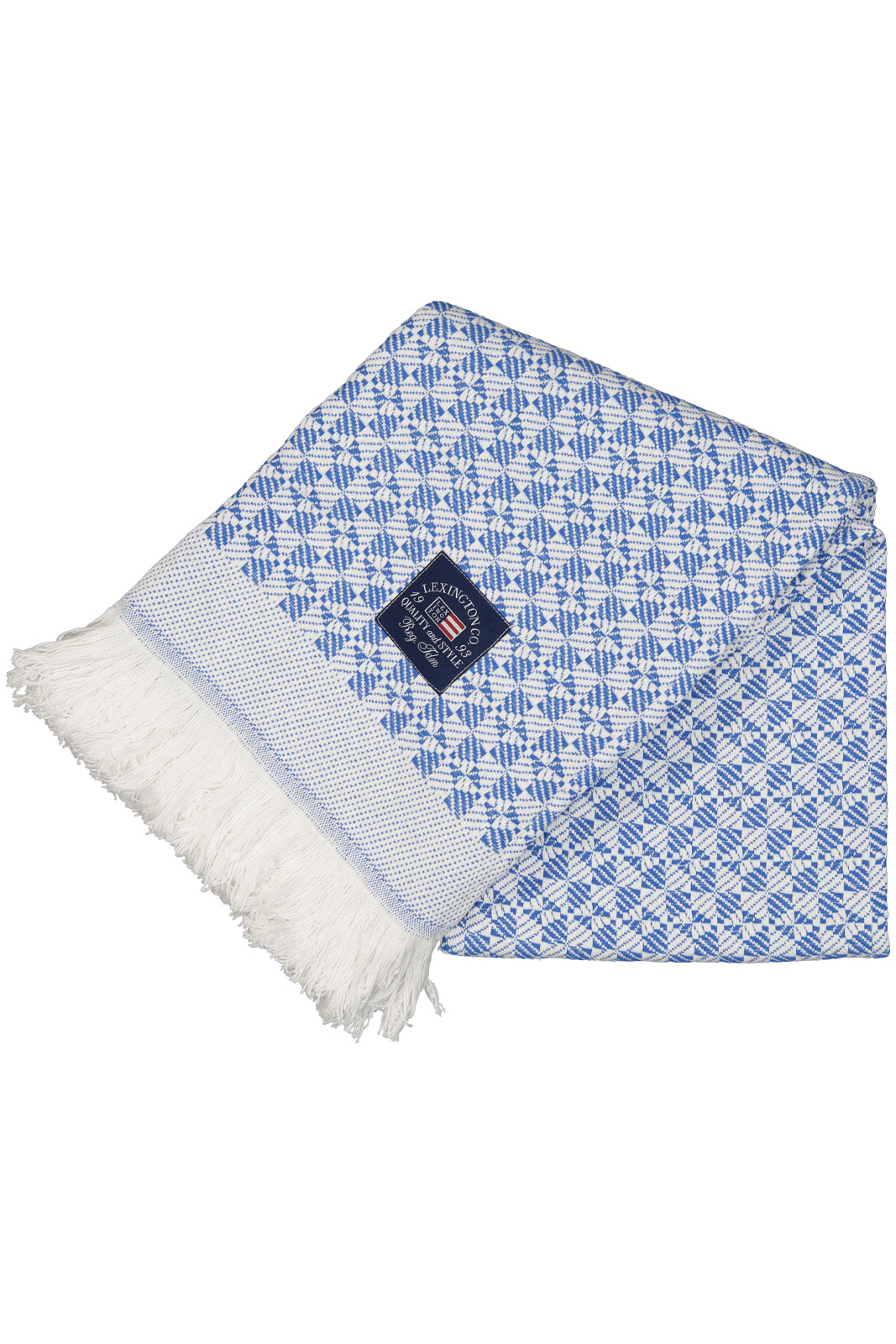 Striped Structured Recycled Cotton Throw