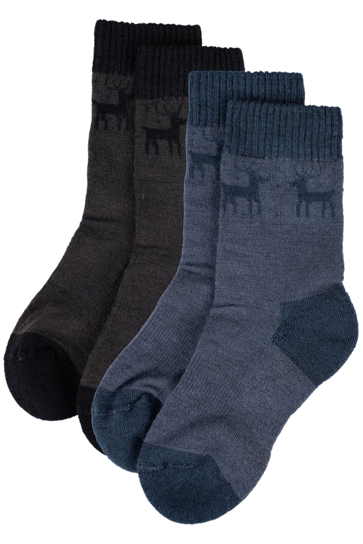 Traska Wool Socks, 2-p