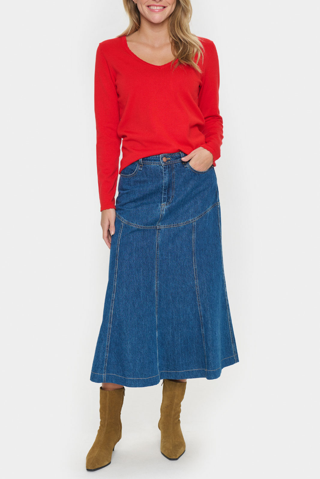 Milasz Ls V-neck Pullover