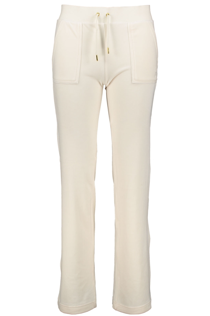 Del Ray Classic Velour Pant Pocket Design Gold Hw