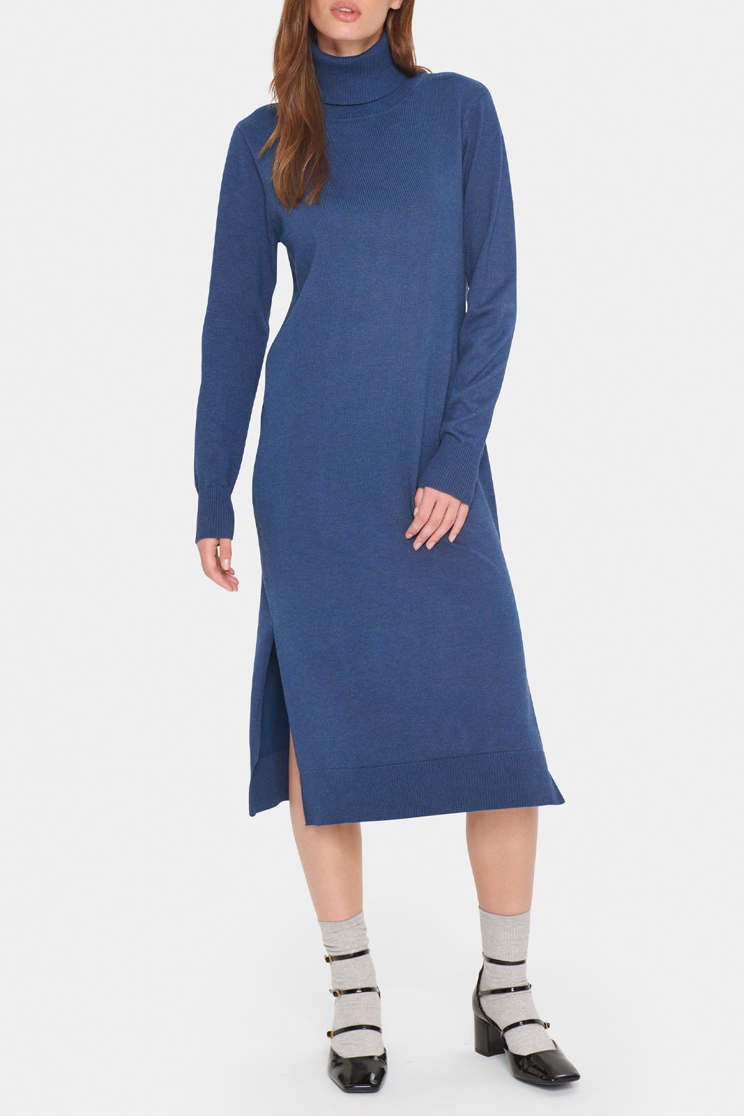 Milasz Roll Neck Long Dress