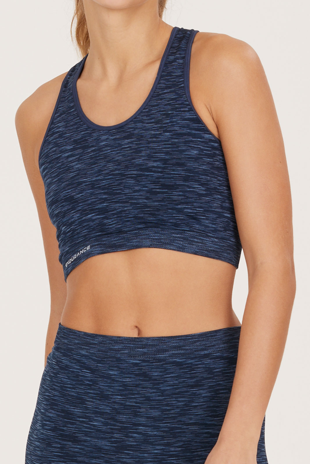 Crina W Seamless Melange Sports Bra.