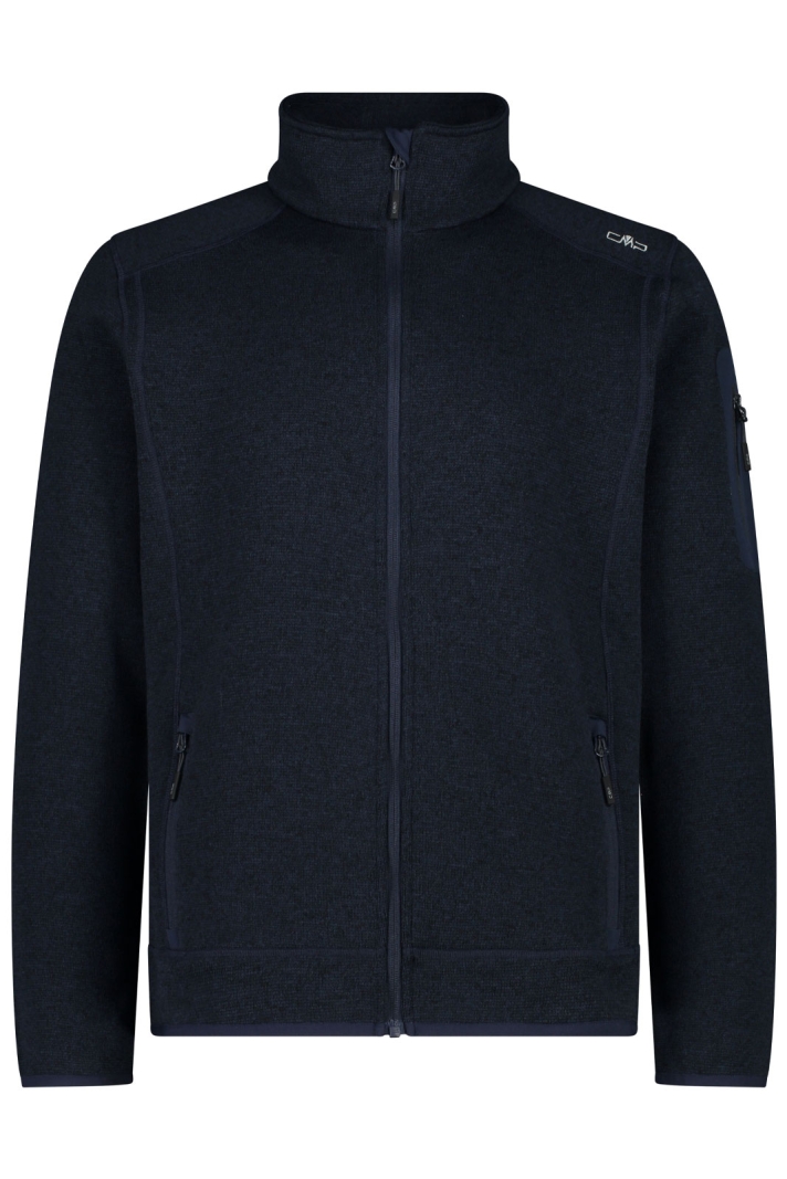 Man Knit Fleece Jacket.