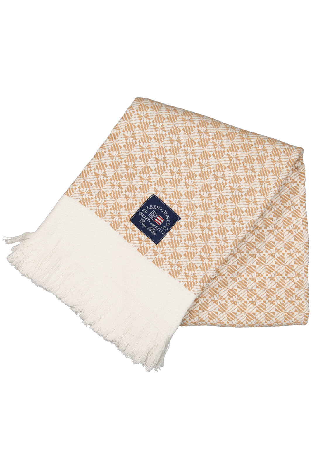 Striped Structured Recycled Cotton Throw