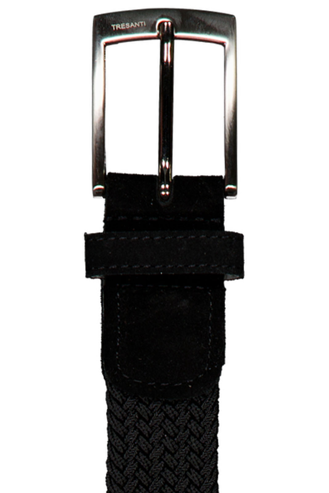 Zeth | Braided Elastic Belt With Suede