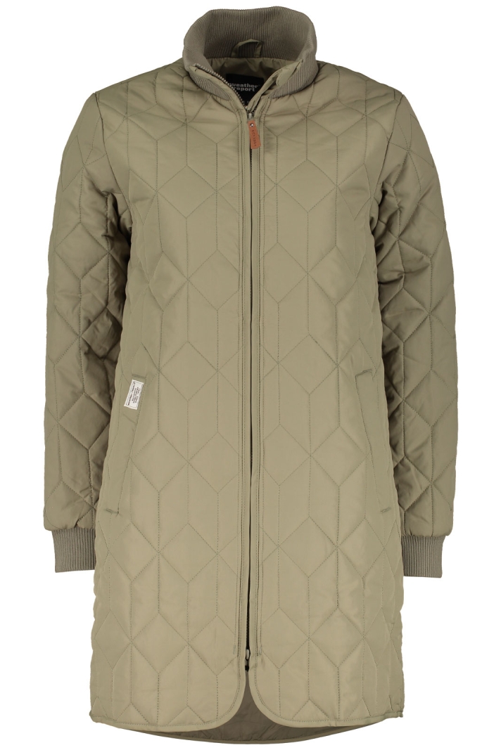 Nokka W Long Quilted Jacket