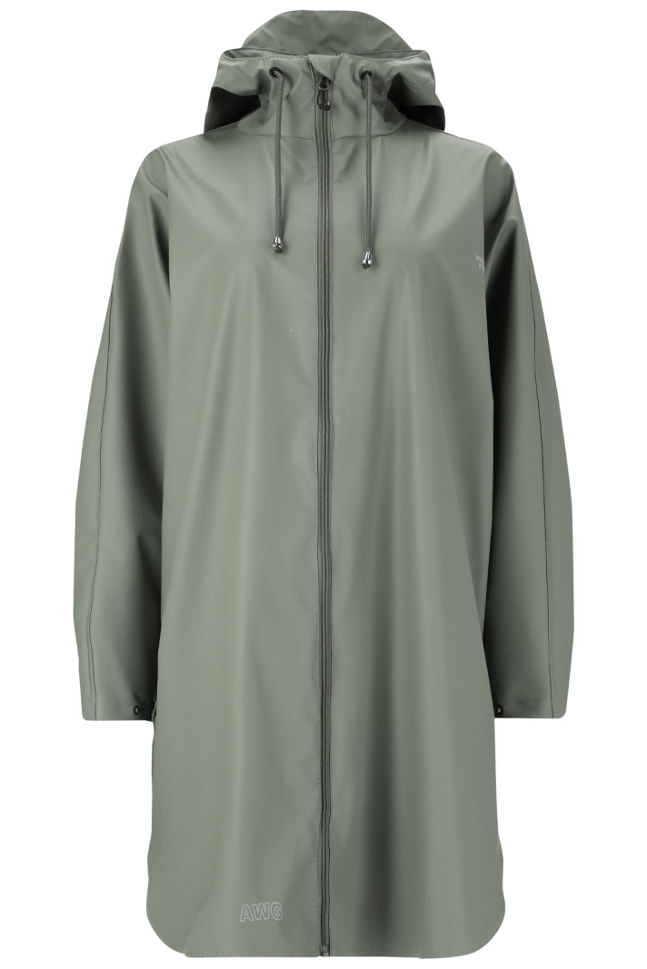 Flame W PU Rain Poncho.