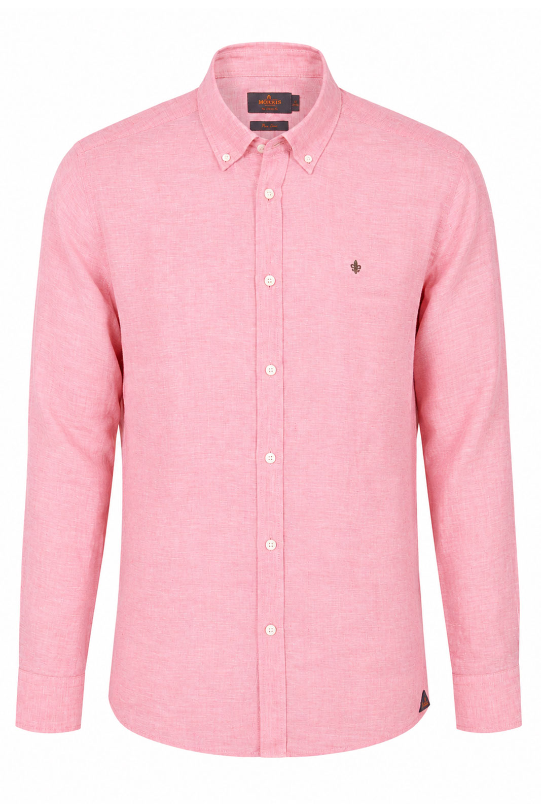 Douglas Linen Herringbone Shirt-classic Fit