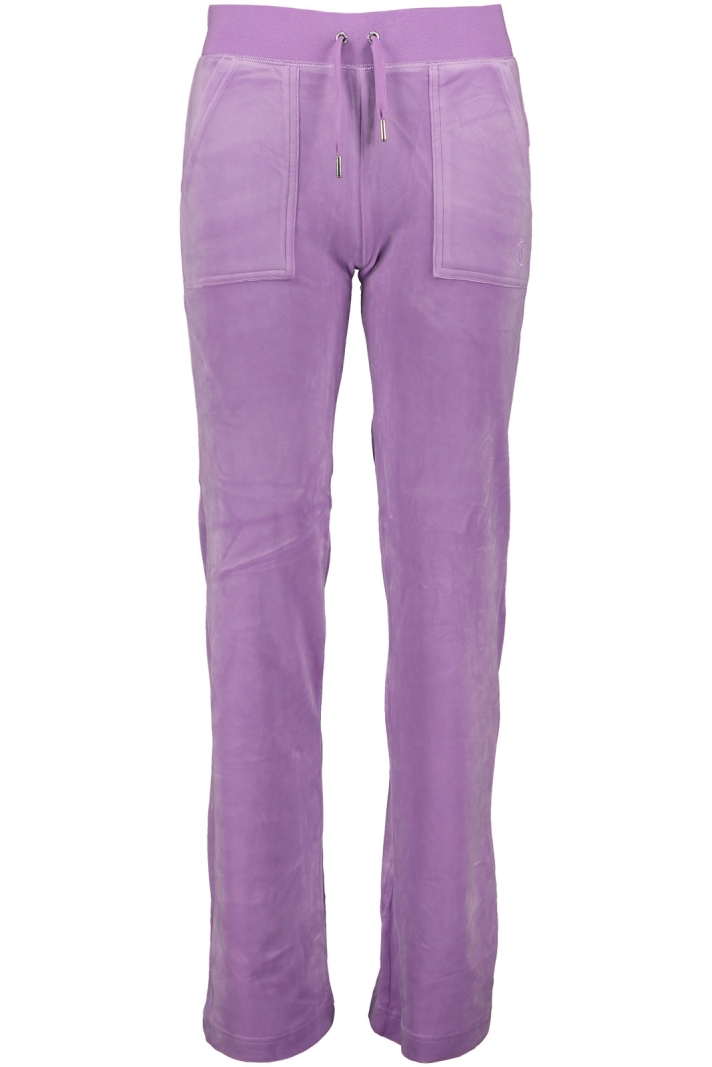 Del Ray Classic Velour Pant Pocket Design