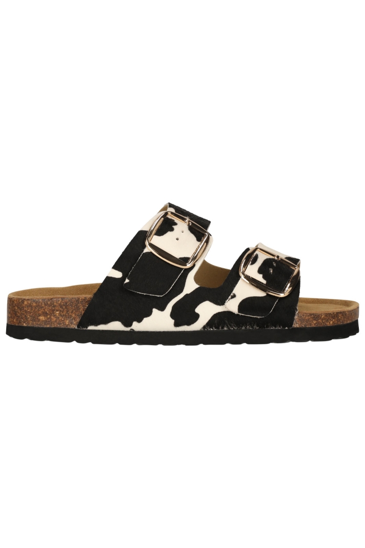 Reina W Leather Cork Sandal