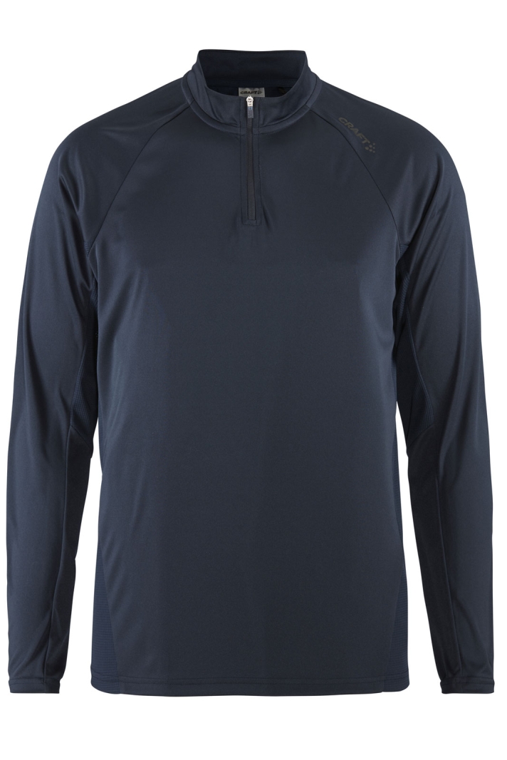 Eaze Ls Half Zip Tee M