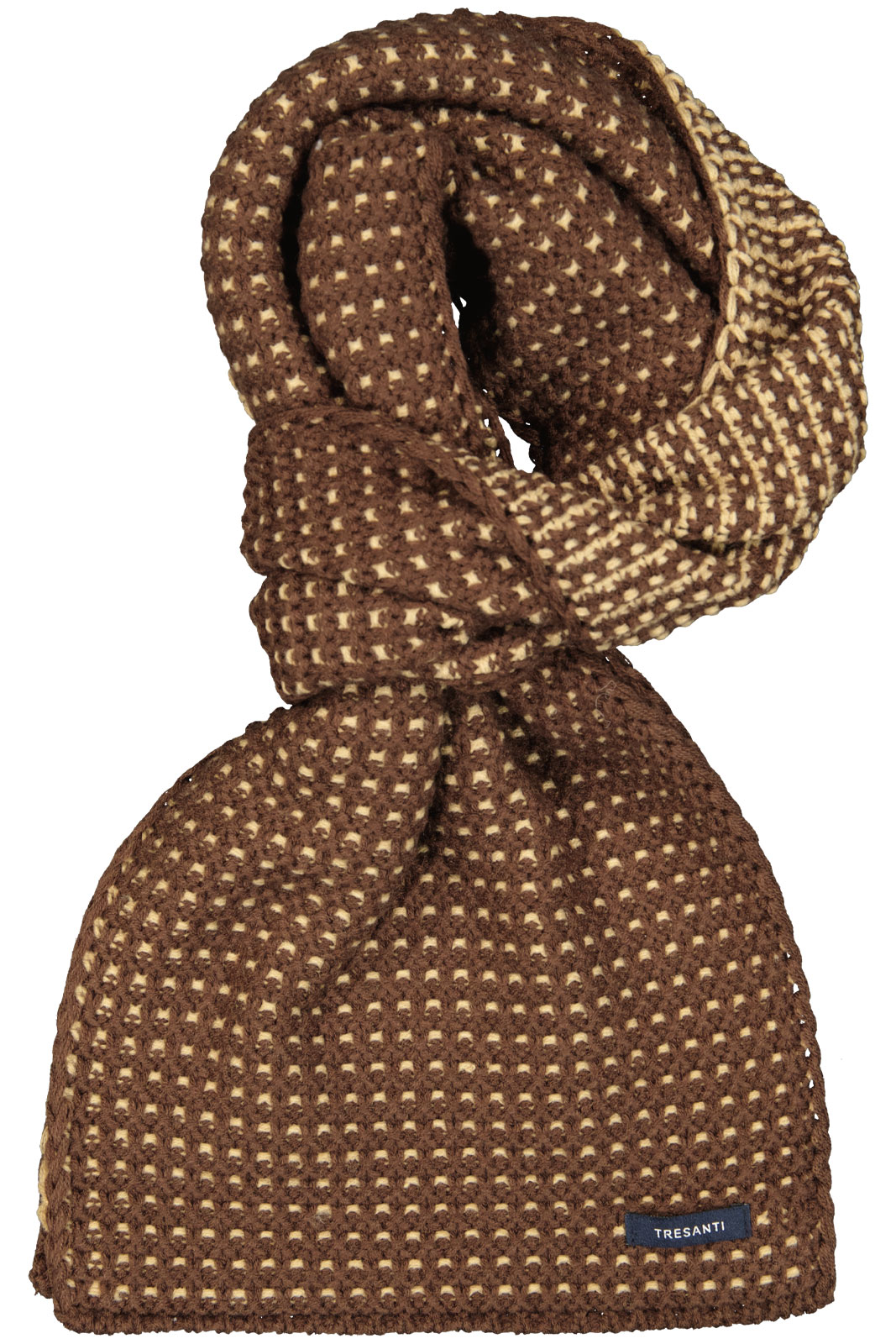 Benigo | Two Colored Knitted Scarf