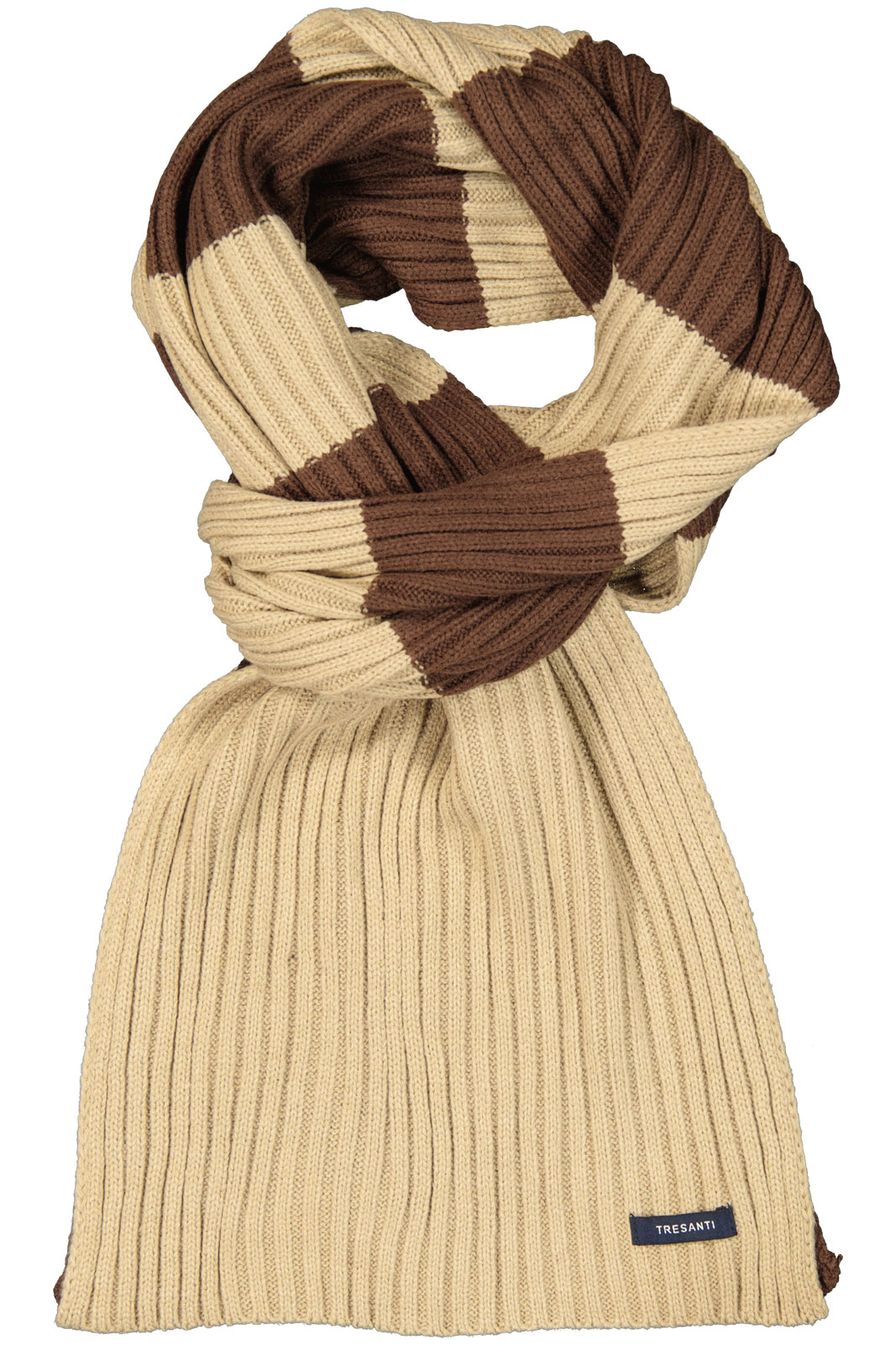Beato | Thick Stripes Knitted Scarf