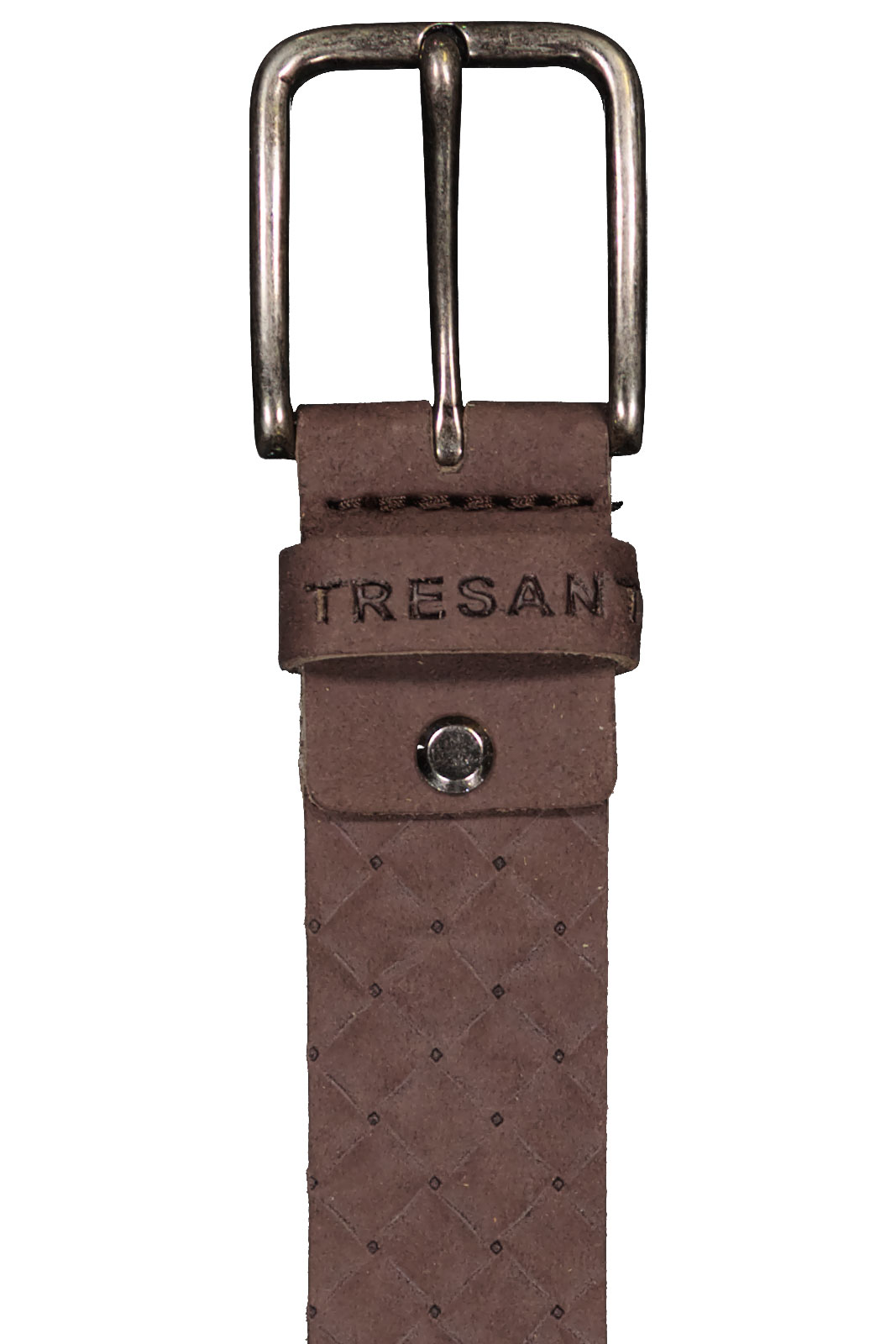 Dani | Nubuck Leather Belt With Embossing