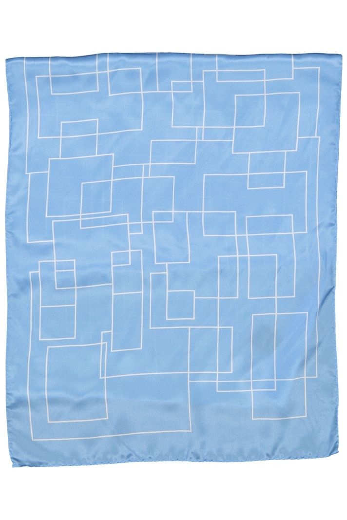 AMANDA CHRISTENSEN - Single Scarf - Nsduk/scarf frn Amanda Scarf.- 45x45cm- MnstradMaterial:Silke100%Tvttrd:HandtvttTack Single Scarf - Vingkers Factory Outlet