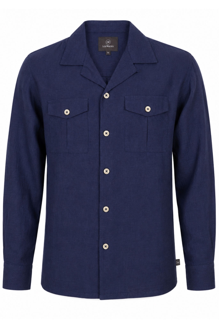 Linen Shirt W Pockets