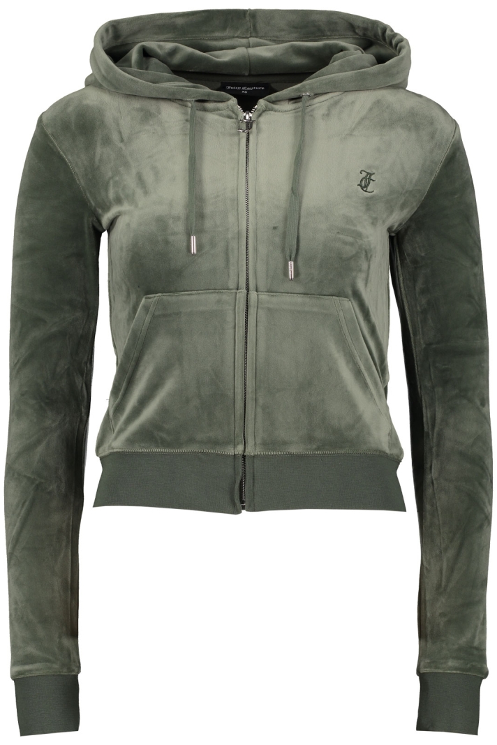 Robertson Classic Velour Zip Trough Hoodie