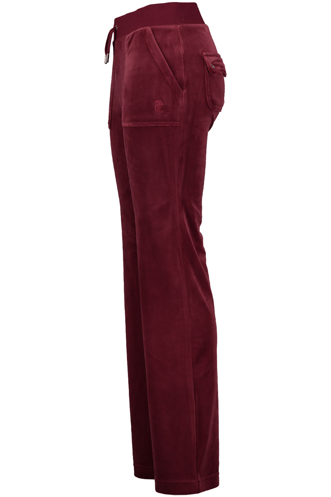 Del Ray Classic Velour Pant Pocket Design