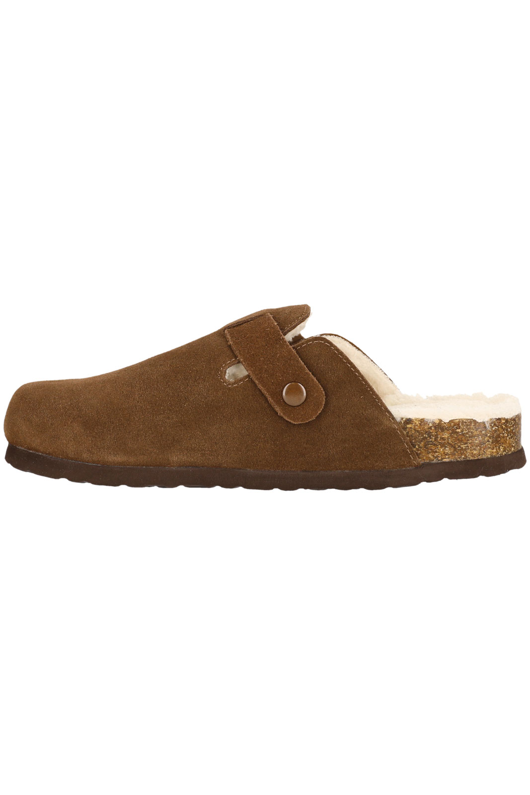 Camillo Leather Cork Clog W/warm Lining