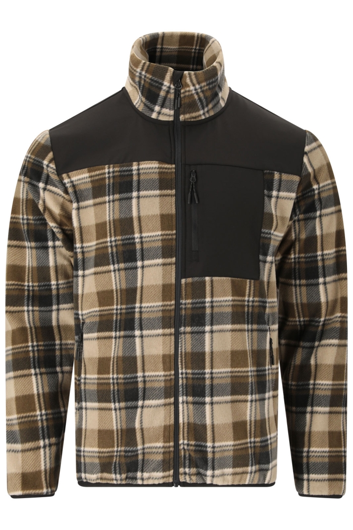 Astrali M Checked Fleece Jacket