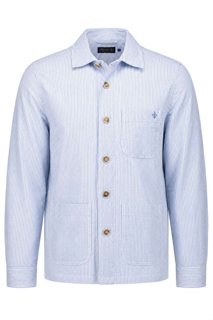 Seersucker Shirt Jacket