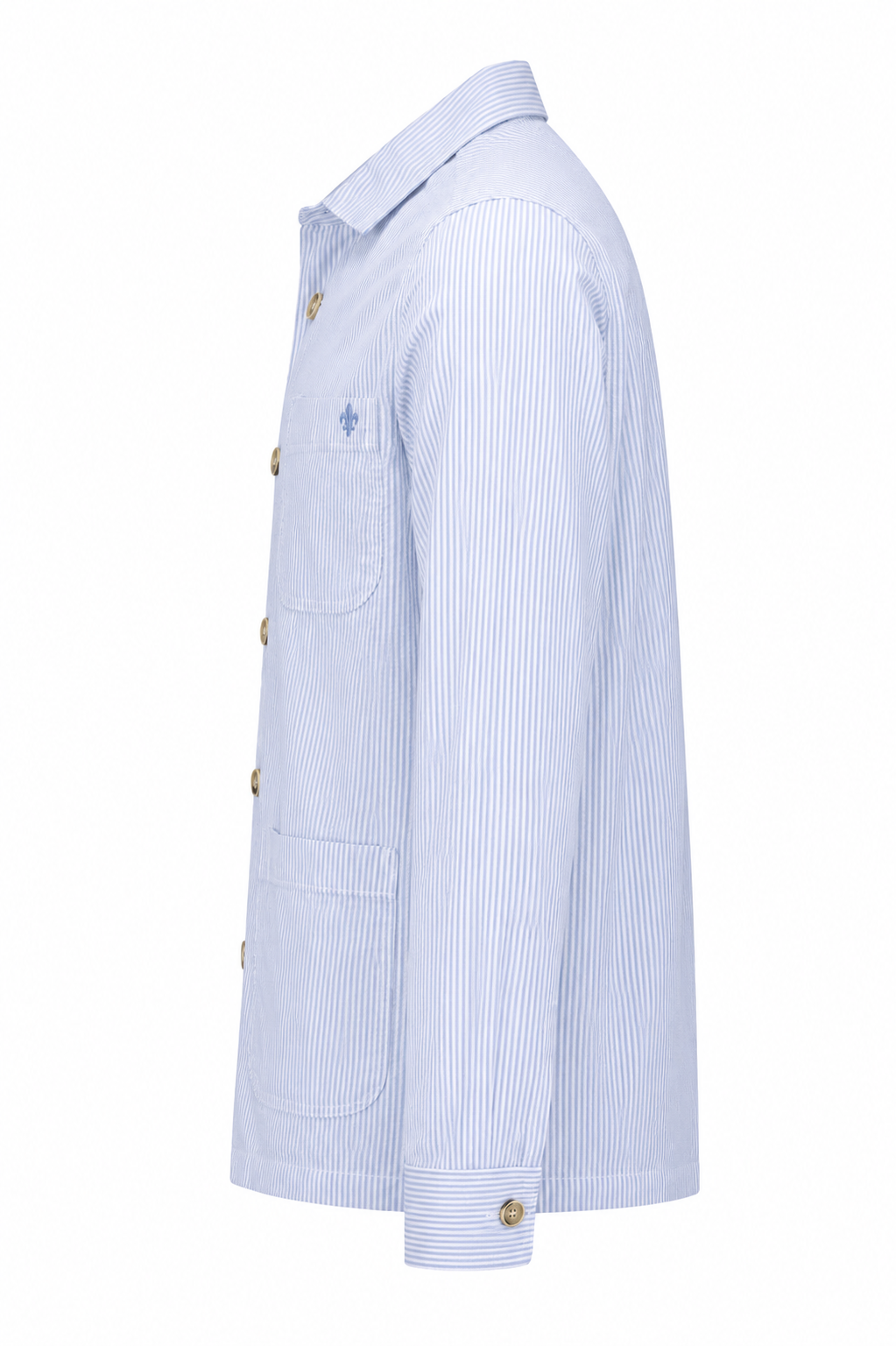 Seersucker Shirt Jacket