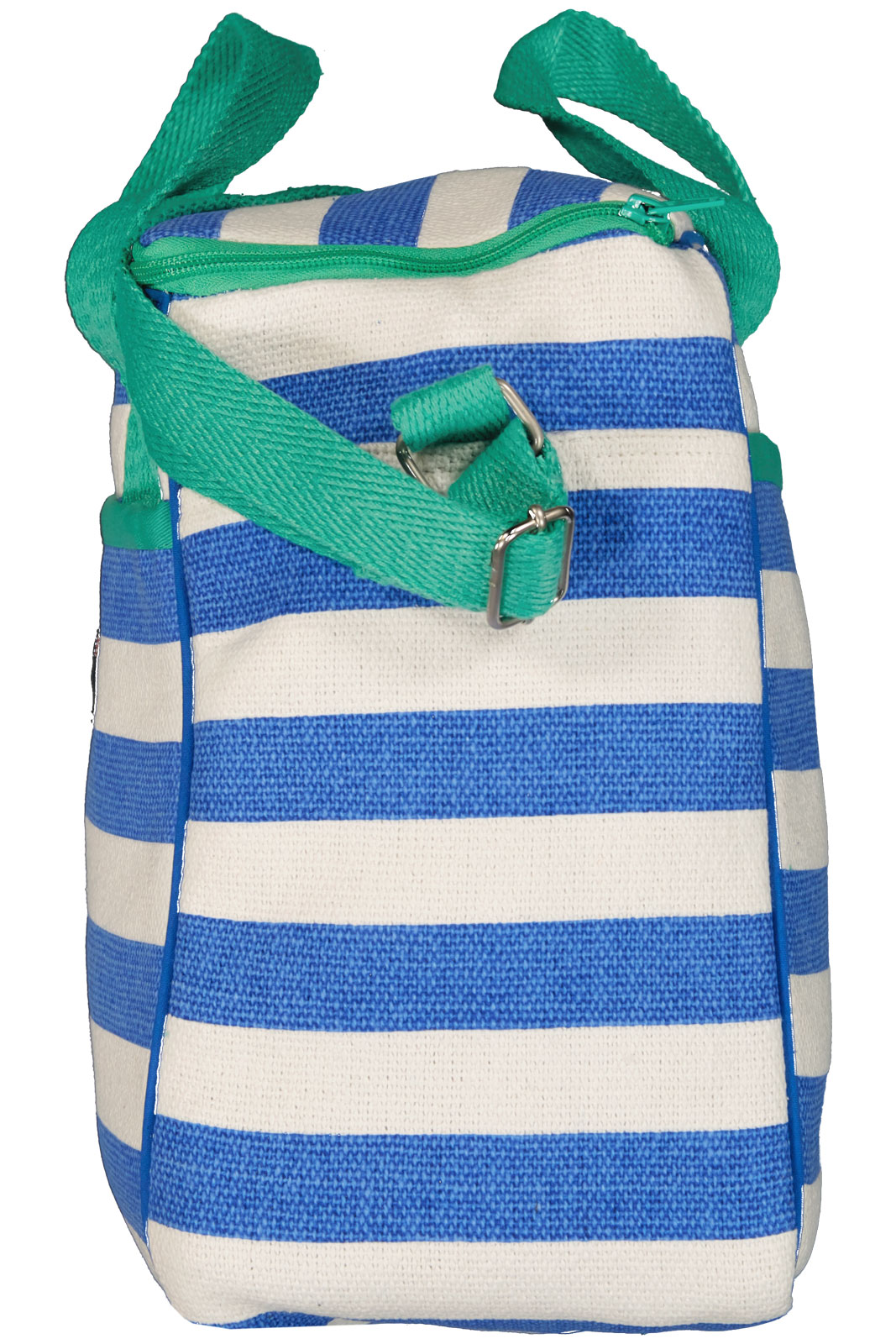 Striped Recycled Cotton Canvas Cooler Bag