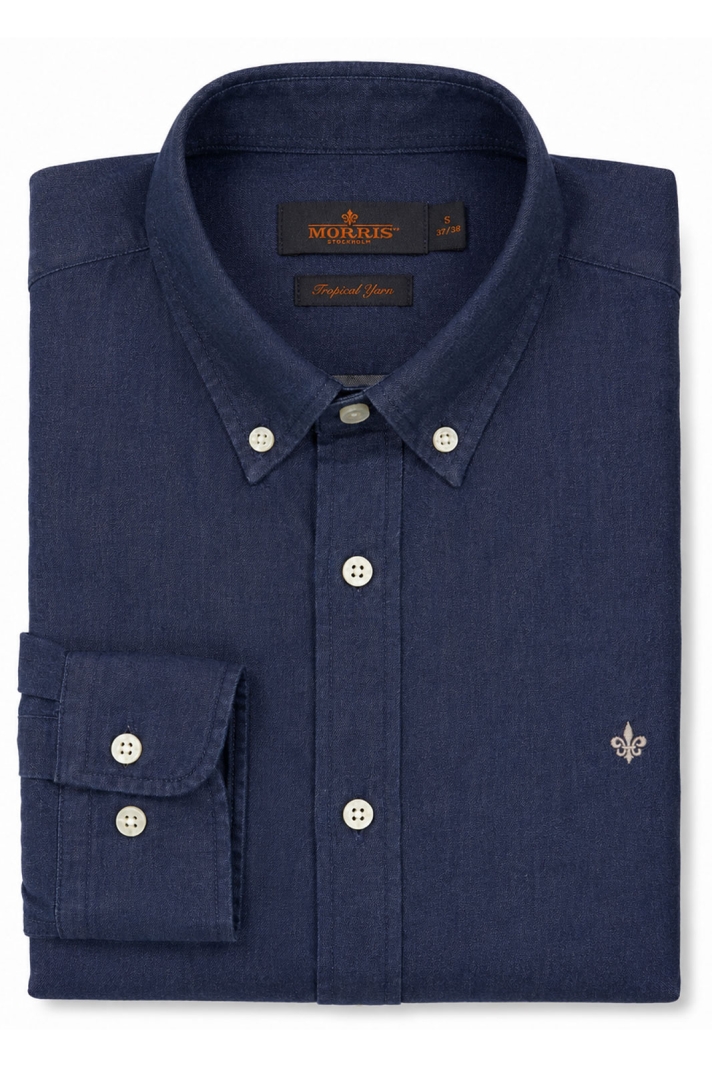 Julian Button Down Denim Shirt.