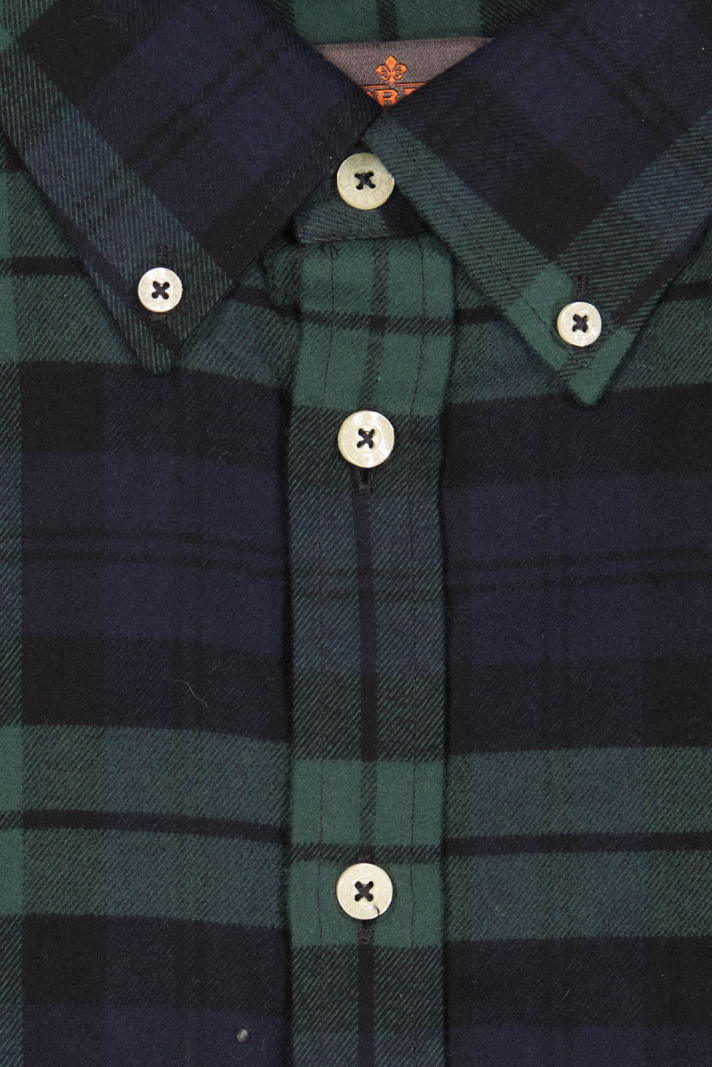 Brushed Tartan Shirt - Slim Fit