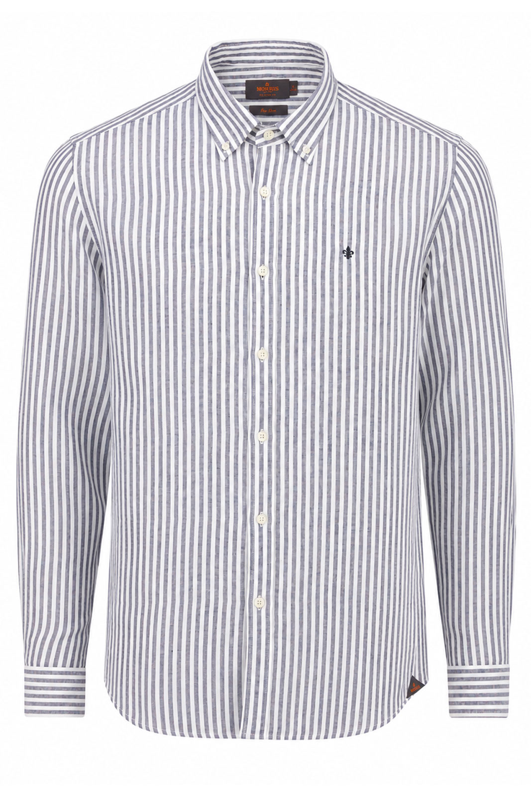Douglas Linen Stripe Shirt-classic Fit