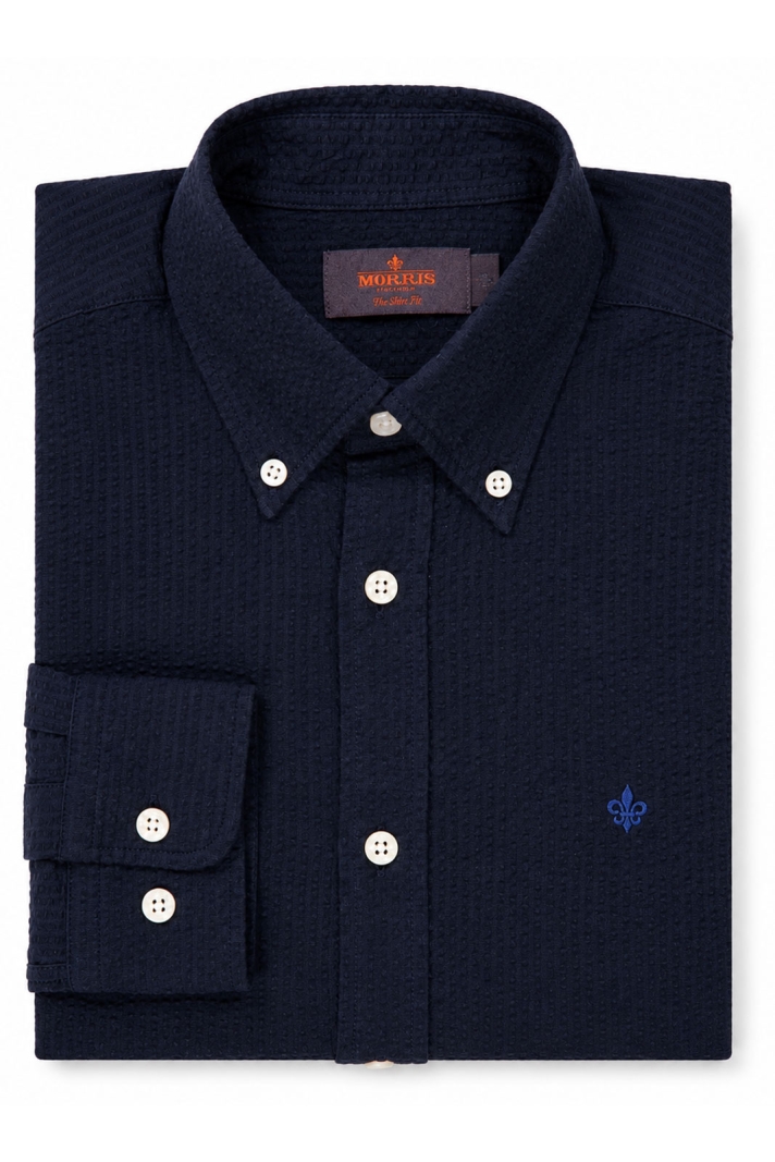 Morris Seersucker Shirt - Slim Fit