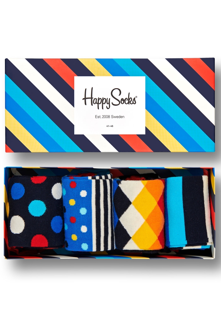 4-pack Black Week Striped Set
