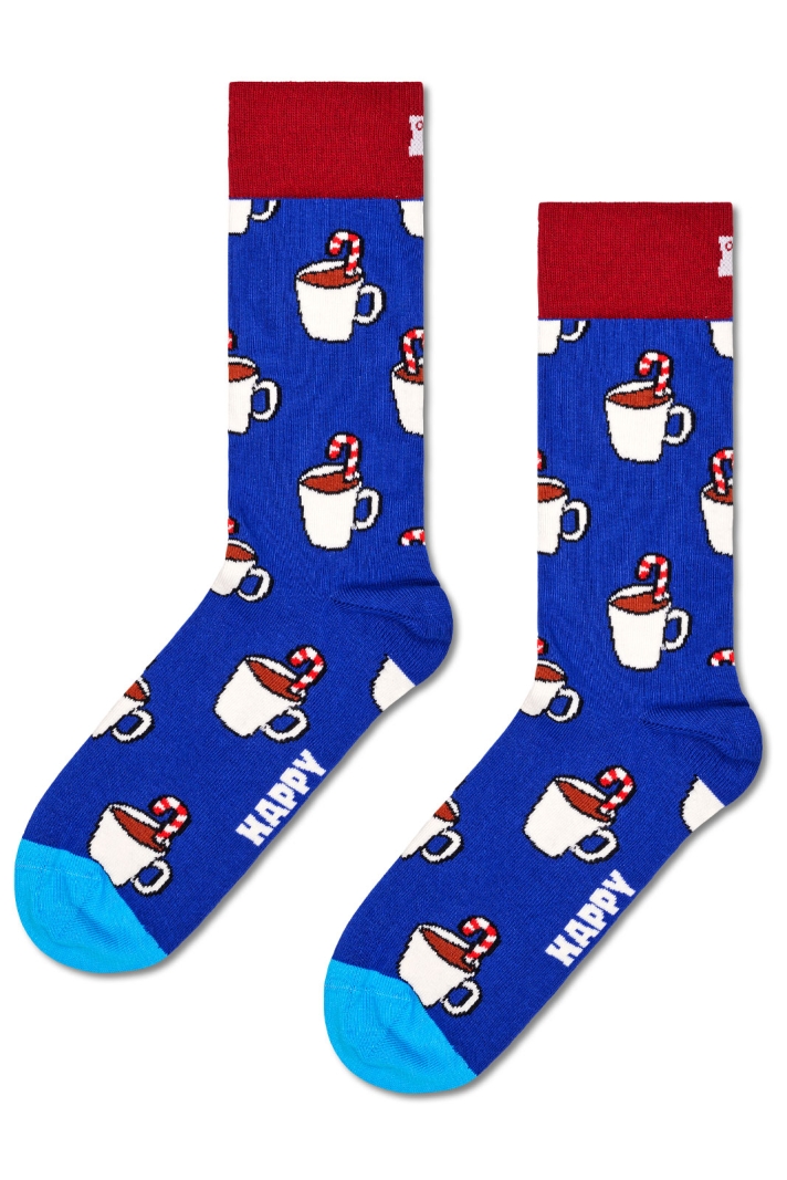 Candy Cane Cocoa Sock