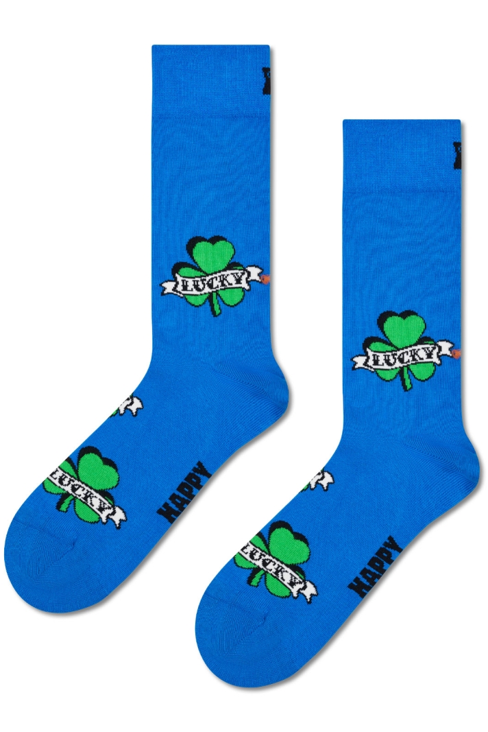 Three-leaf Luck Sock