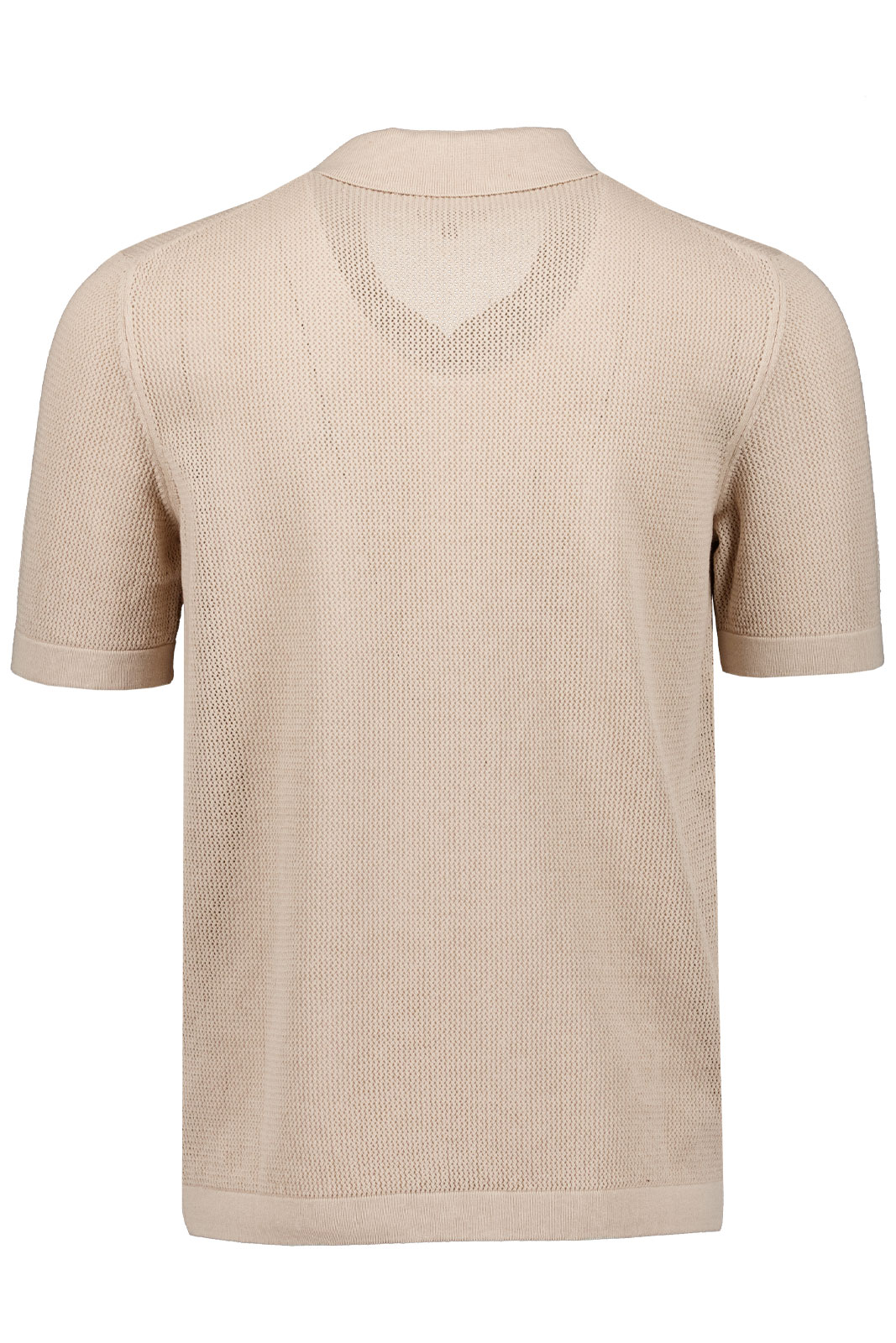 Carlos Blue Cotton Linen Polo