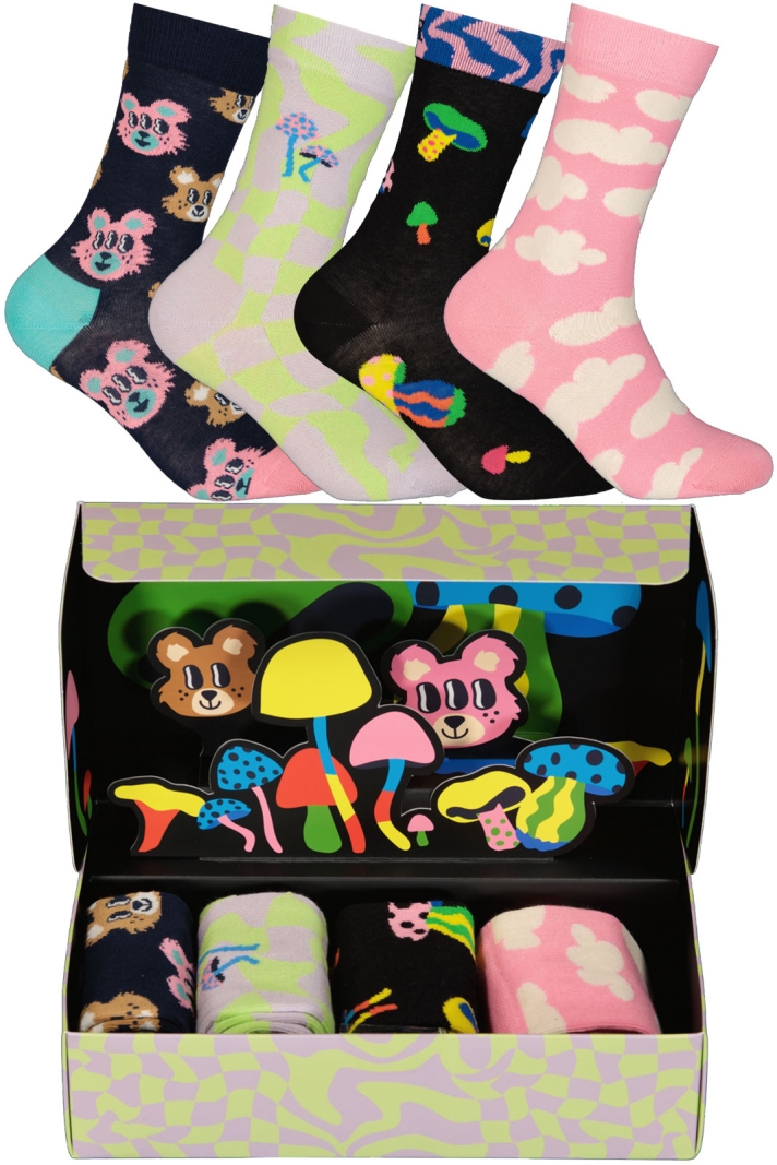 4-pack Happy In Wonderland Socks Gift Set