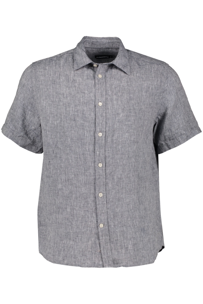 M Linen Melange Ss Shirt